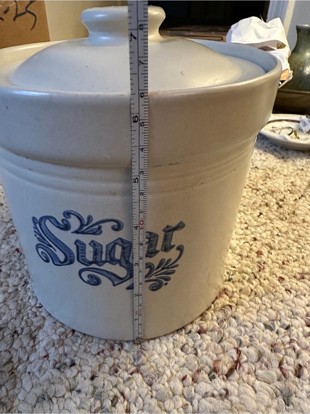 Pfaltzgraff Yorktowne Sugar Canister with lid - Picture 2 of 2